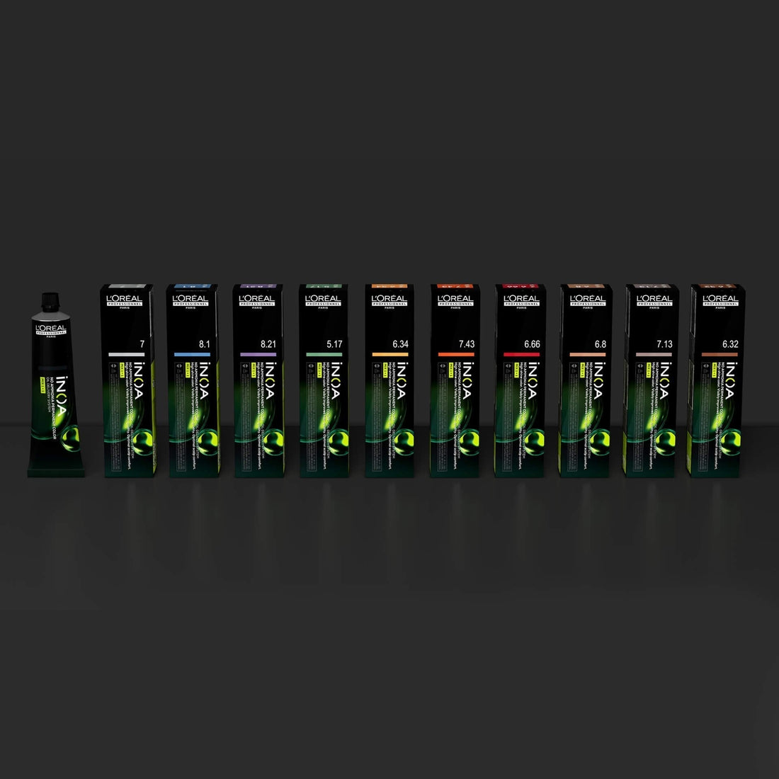 L'Oreal Professionnel Paris iNOA - 6 (Dark Blonde) - Ammonia‑Free Permanent Hair Color, 60g