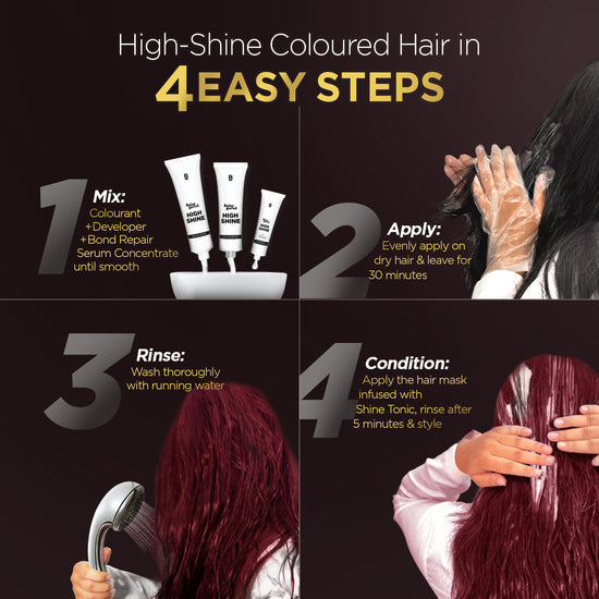 BBlunt Salon Secret High Shine Creme Hair Colour - Cherry Red - No.6.62 - 130g