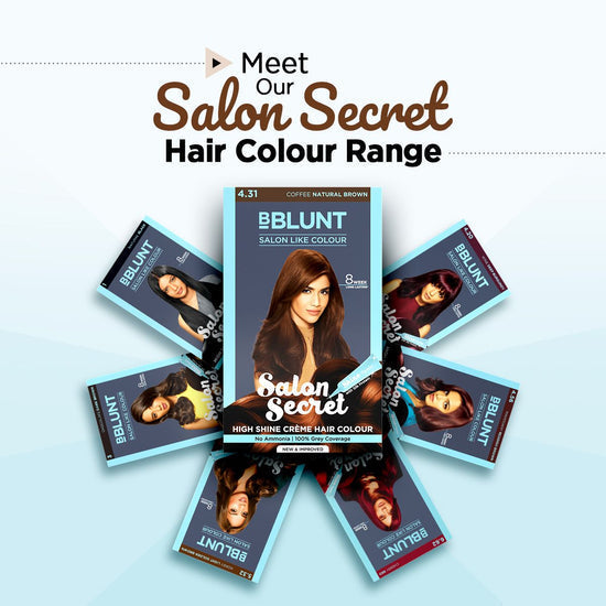 Applying BBlunt Hair Colour with a brush at home