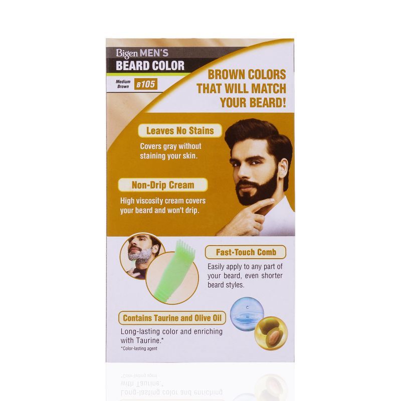 Bigen Beard Colour cream and developer tubes