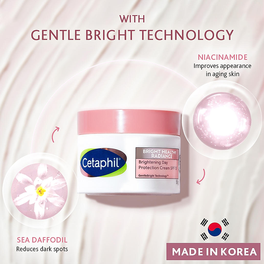 Cetaphil Bright Healthy Radiance Brightening Day Protection Cream with Niacinamide | Reduces Dark Spots, 50gm7