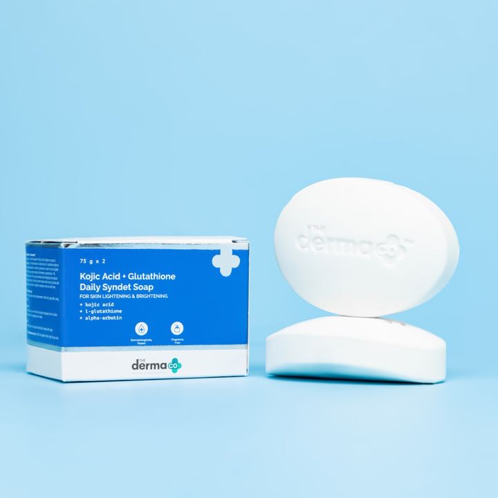 Derma Co Kojic Acid + Glutathione Syndet Soap twin pack 75 g each