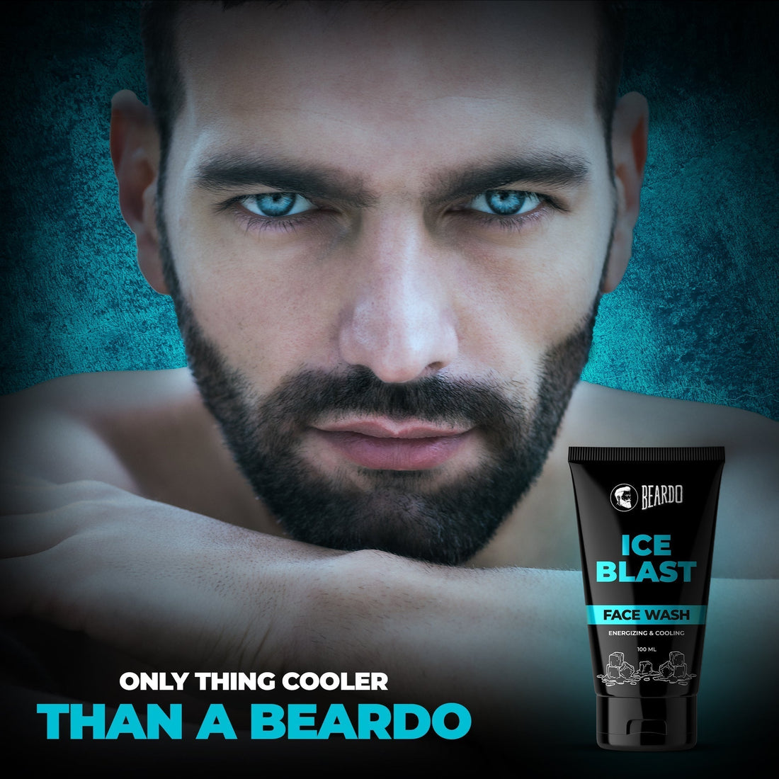 Foamy Lather of Beardo Ice Blast Facewash