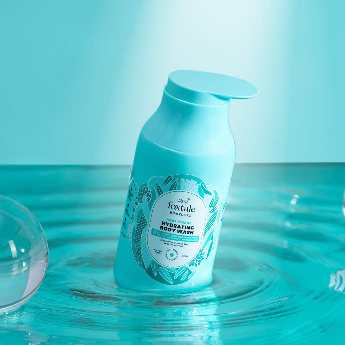 Foxtale Hydrating Body Wash for 24-hour Hydration & Soft, Supple Skin, 250ml