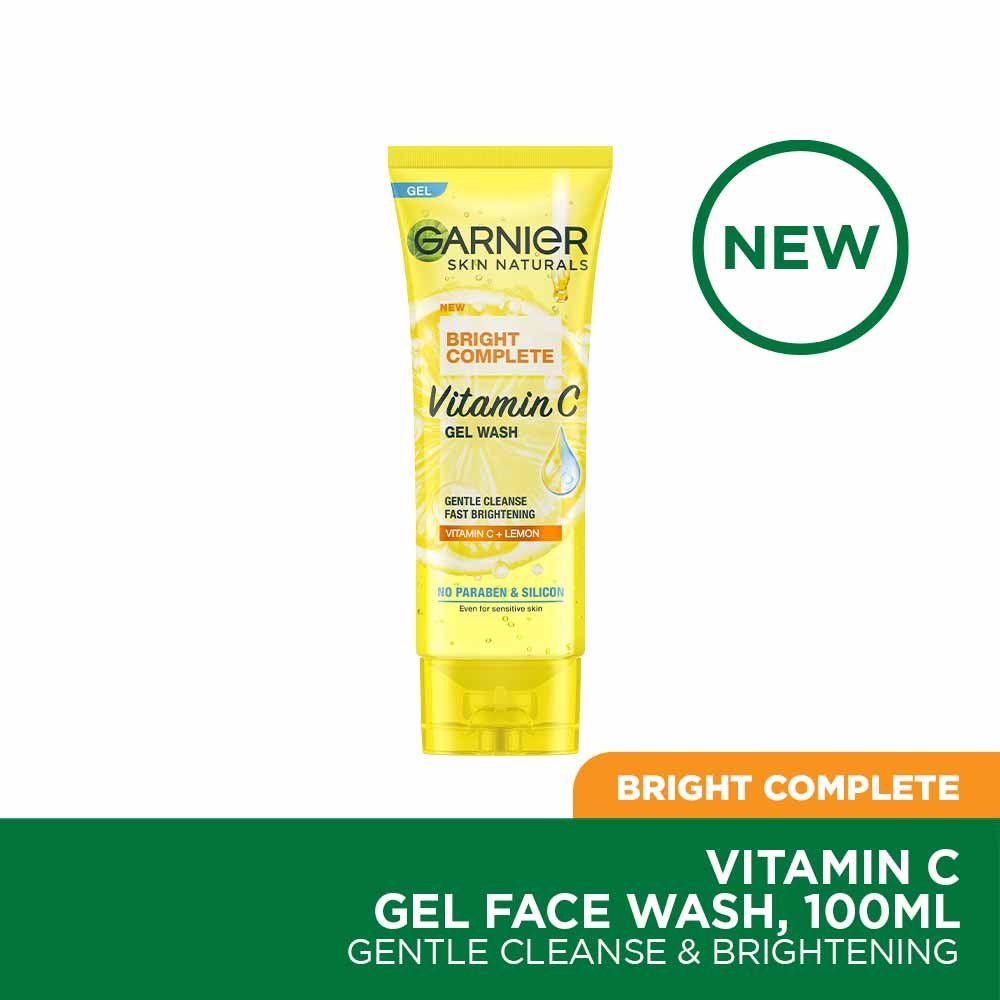 Garnier Vitamin C Facewash Gel Texture Close-Up