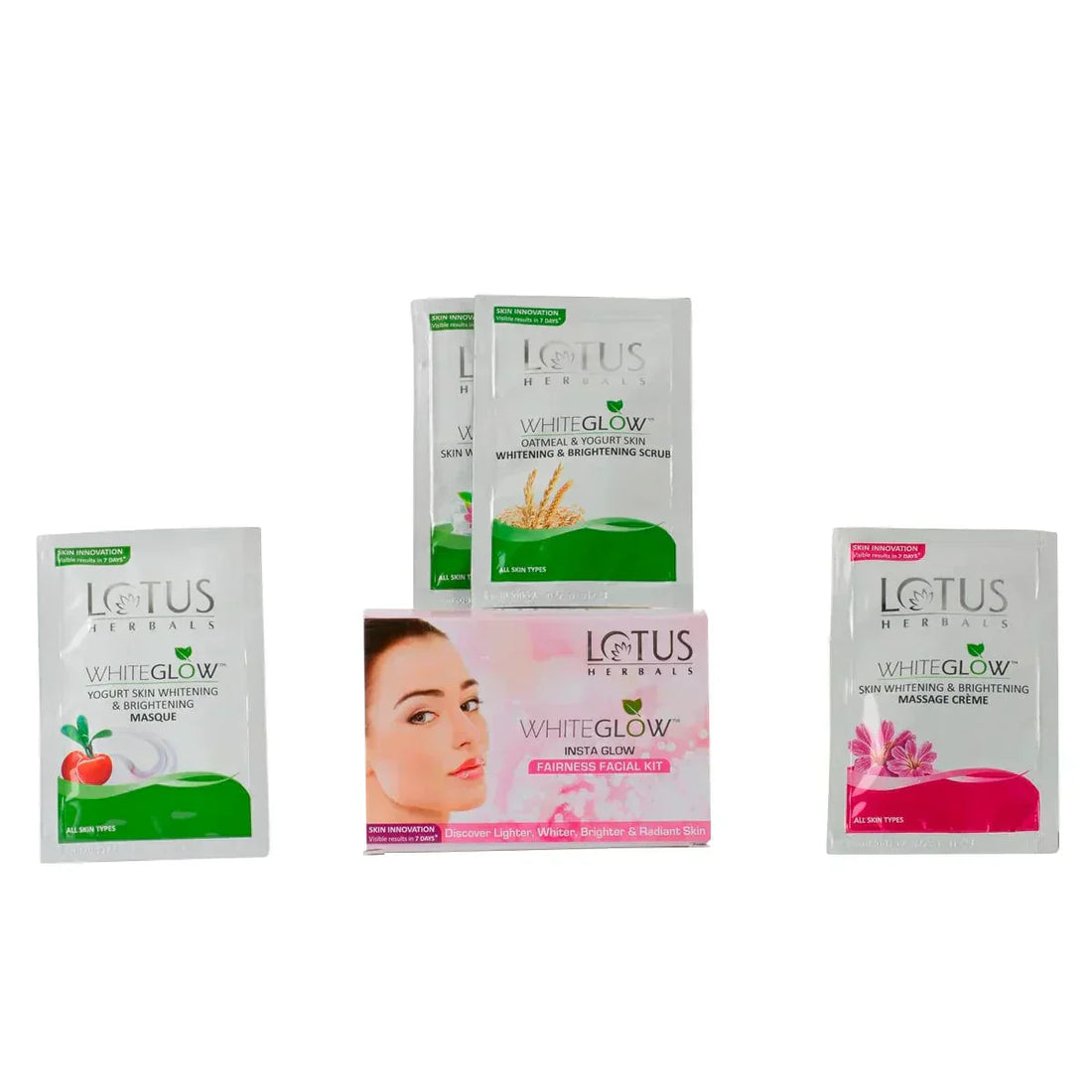 Lotus Herbals Whiteglow Insta Glow For Fairness Fairness Kit (40 g) - House of Ateeq