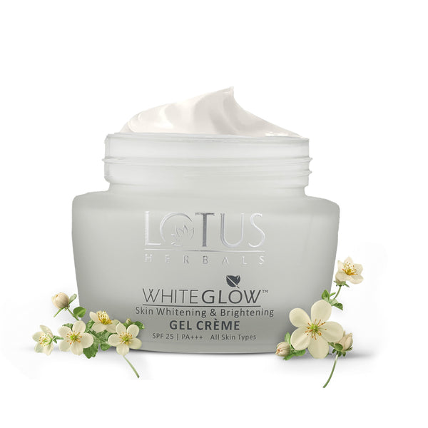 Lotus Herbals WhiteGlow Skin Whitening & Brightening Gel Cream SPF 25 PA+++ (60g)