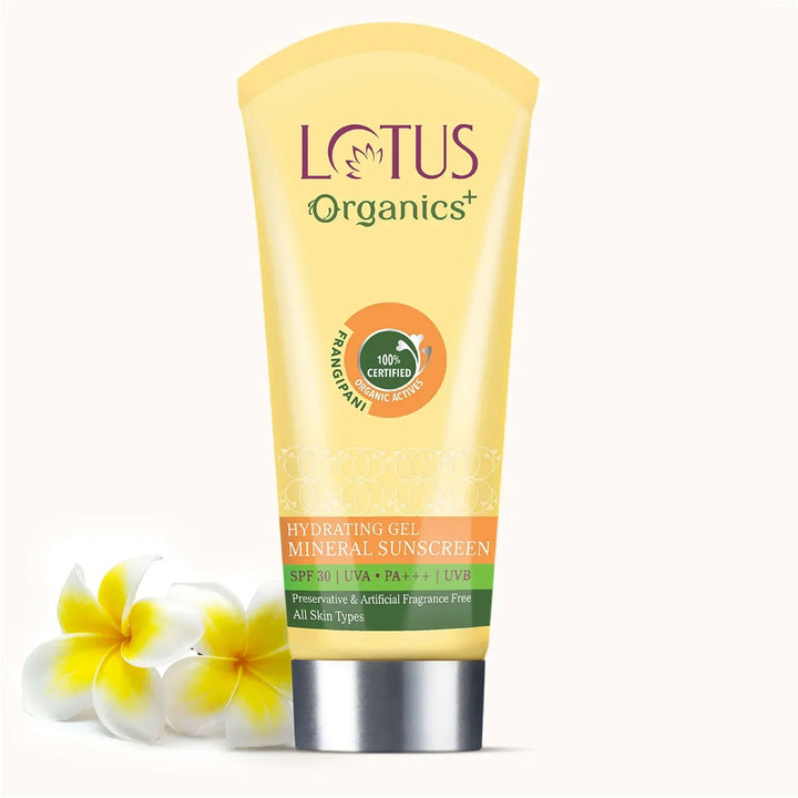 LOTUS ORG Hydrating Gel Mineral Sunscreen SPF30 50g - House of Ateeq