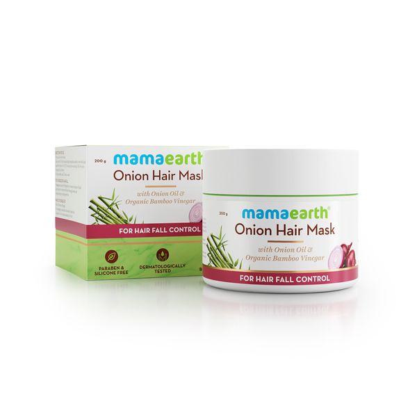 Mamaearth Onion Hair Mask with Bamboo Vinegar 200ml