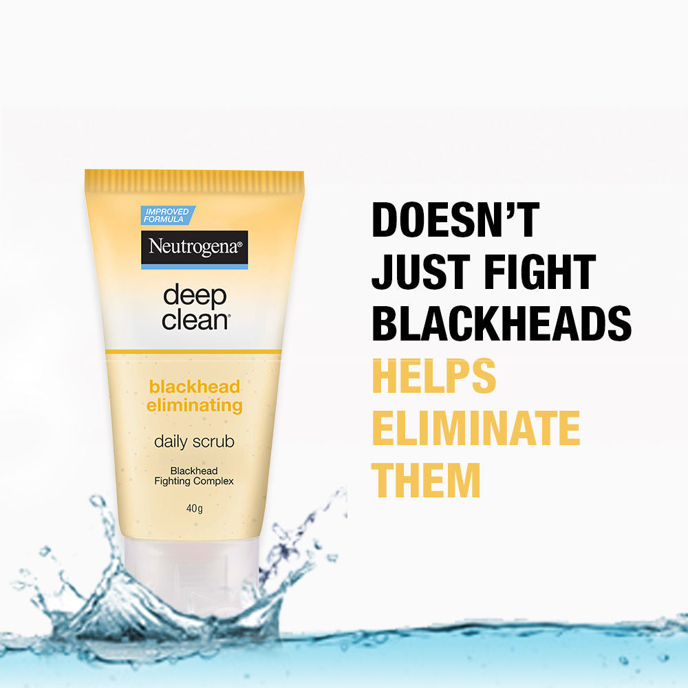 Neutrogena Deep Clean Blackhead Eliminating Face Scrub & Exfoliator with Salicylic Acid (40g)3
