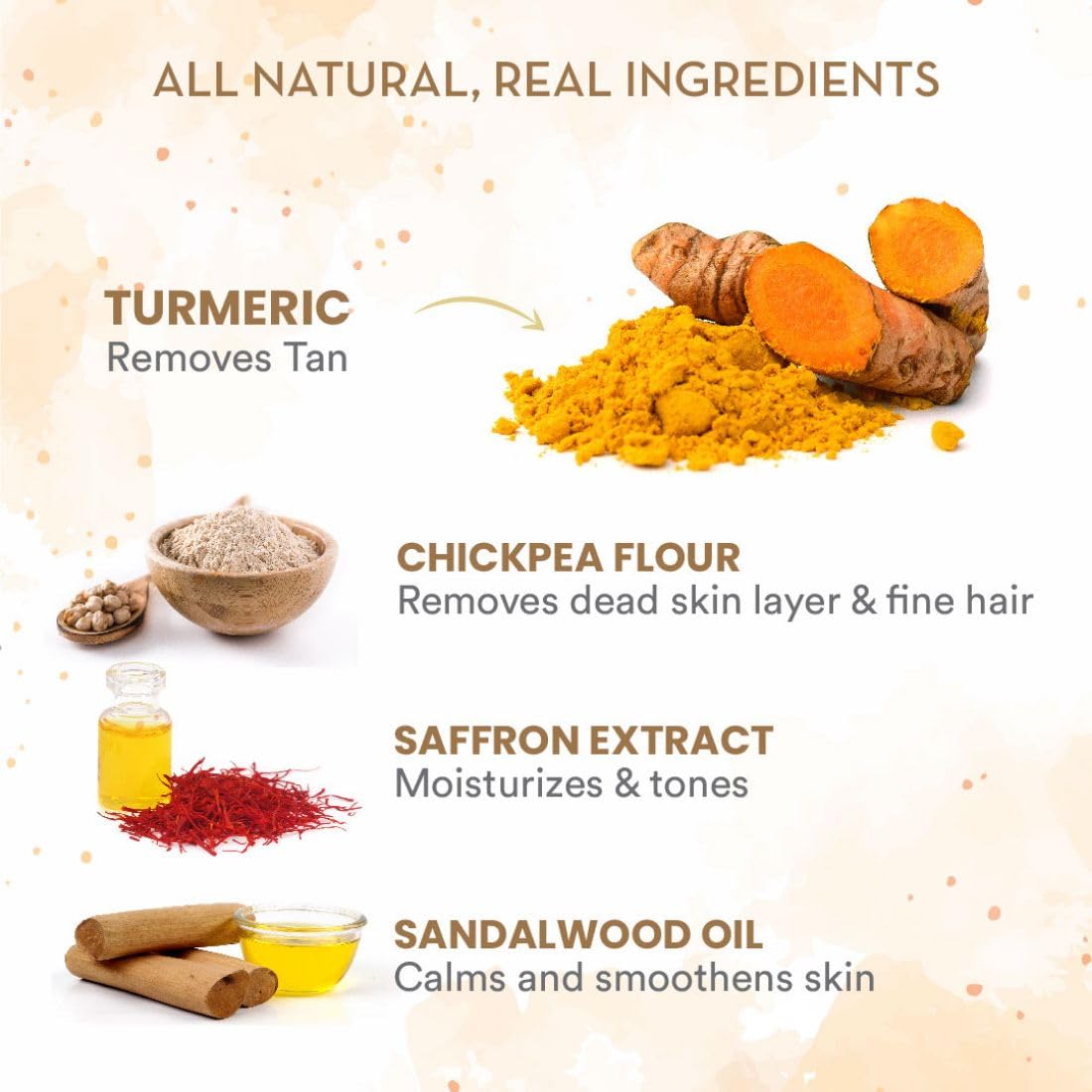 WOW Ubtan Kit facial scrub texture close-up

