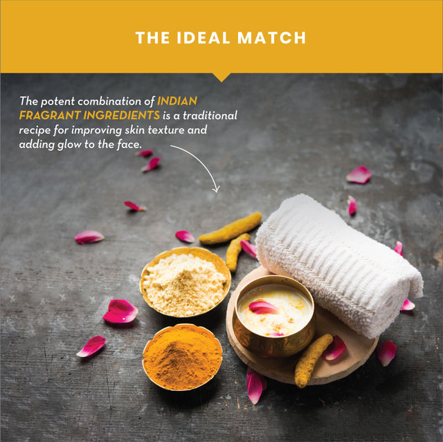 WOW Ubtan Sheet Mask with turmeric and saffron

