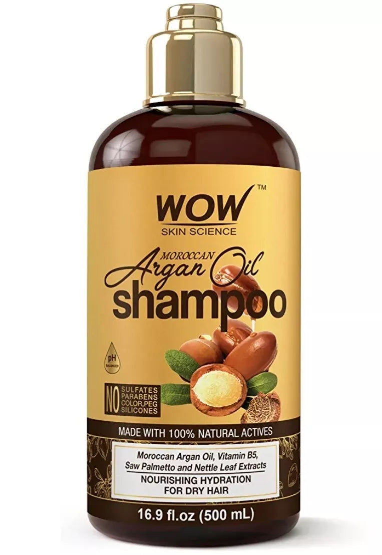 Wow Moroccan Argan Oil Hair Shampoo, 500ml - House of Ateeq
