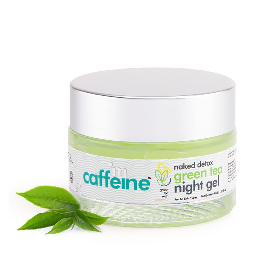 mCaffeine Green Tea Night Gel (50 ml) - House of Ateeq